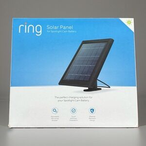 Ring Solar Panel for Ring Spotlight Cam Battery Camera NEW OPEN BOX